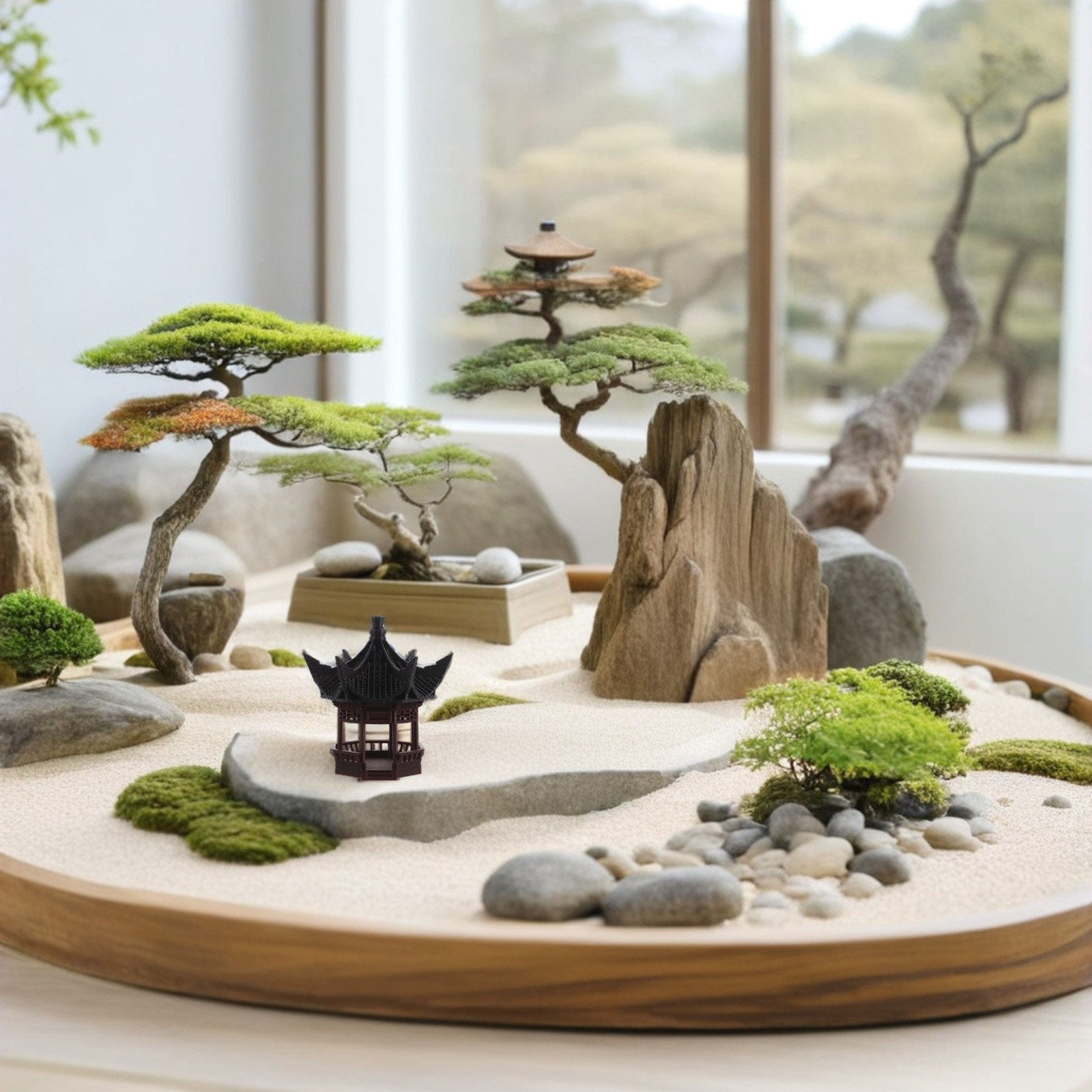 Bonsai Garden Landscape Design - Ornement de paysage en forme de