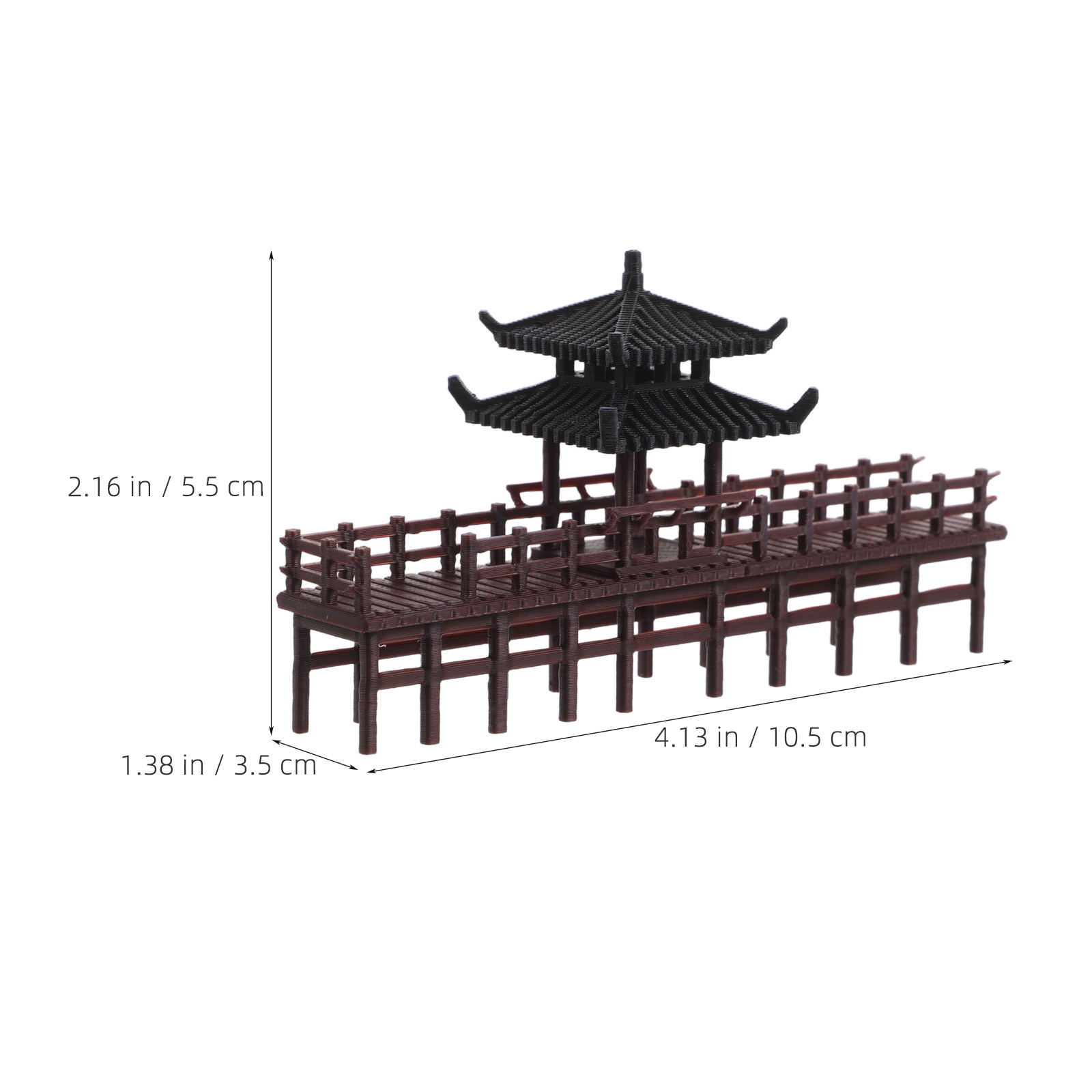 Ornement de pont de pavillon c - Bonsai Garden Landscape Design avis et prix